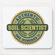 Authentic Soil Scientist Mouse Mat