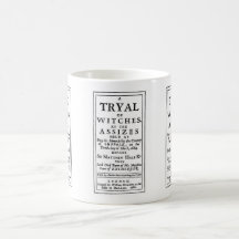 Authentic Witch Trials Poster Mugs