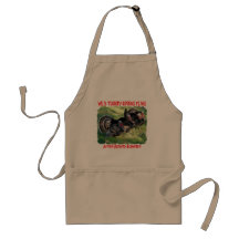 Author Richard Schamber, Spring Fling Apron
