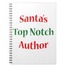 Author Top Notch Spiral Notebook