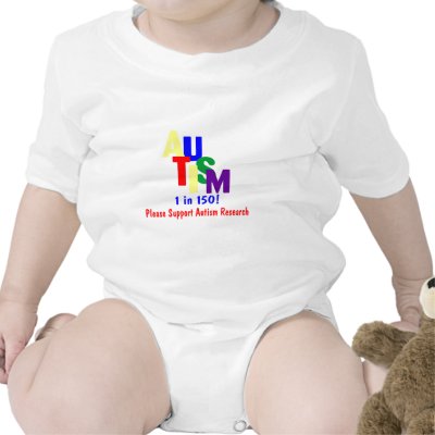 Autism 1 in 150 Support Autism Research Shirt by AutismZazzle