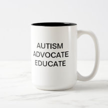 autism Advocate and Educate Mug Text GoTeamKate