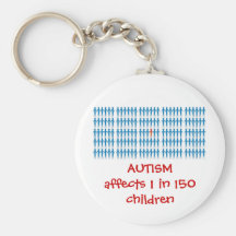 Autism Affects 1 In Every 150 Children Key Chains