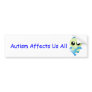 Autism Affects - Baby Cthulhu Bumper Sticker
