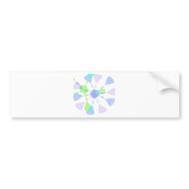 Autism Aware _never too late Bumper Sticker