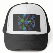 Autism Aware _never too late Mesh Hat