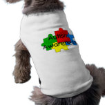 Autism Awareness 2 Doggie Tee Shirt