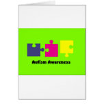 Autism Awareness 3 Puzzle Pieces Cards