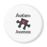 Autism Awareness (Blk PP) Magnet