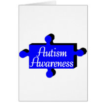 Autism Awareness (Blue PP) Greeting Card