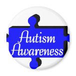 Autism Awareness (Blue PP) Magnet