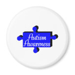Autism Awareness (Blue PP) Refrigerator Magnet