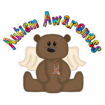 Autism Awareness (boy bear) Cut Outs