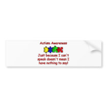 Autism Awareness Bumper Sticker