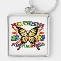 Autism Awareness Butterfly Key Chains