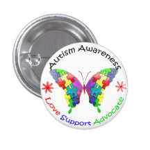 Autism Awareness Butterfly Pins