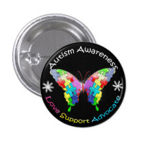 Autism Awareness Butterfly Pins