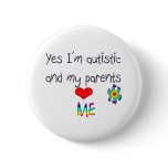 Autism awareness buttons