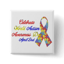 Autism Awareness Dayu Button