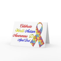 Autism Awareness Dayu Greeting Card