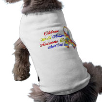 Autism Awareness Dayu Dog Shirt