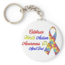 Autism Awareness Dayu Keychain