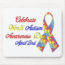 Autism Awareness Dayu Mouse Mats
