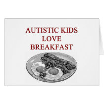 autism awareness design what autistic kids love card