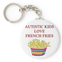 autism awareness design what autistic kids love keychain