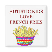 autism awareness design what autistic kids love refrigerator magnets