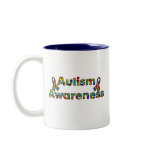 Autism Awareness - Double Ribbon Mug