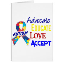 Autism Awareness Greeting Card
