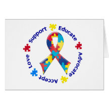 Autism Awareness Greeting Cards