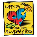 Autism Awareness Heart Puzzle Pieces t-shirts
