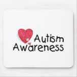 Autism Awareness (Hrt P) Mouse Mats