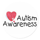 Autism Awareness (Hrt P) stickers
