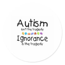 Autism Awareness Isnt The Tragedy Sticker