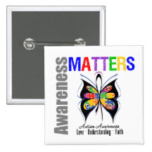 Autism Awareness Matters 2 Button