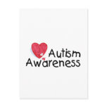 Autism Awareness (P Hrt 2) Post Card