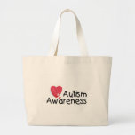 Autism Awareness (P Hrt 2) Tote Bag