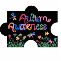 Autism Awareness Piece Photo Sculpture