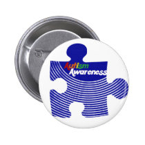 Autism Awareness buttons