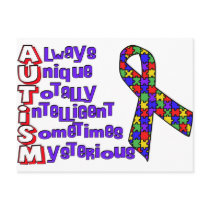 Autism Awareness Post Cards