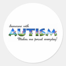 Autism Awareness pride Round Sticker