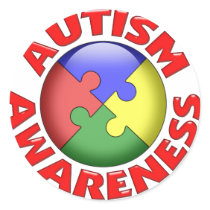Autism Awareness Puzzle Pinwheel