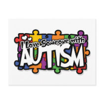 Autism Awareness Puzzle Postcards