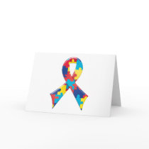 Autism Awareness Ribbon A4