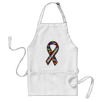 Autism Awareness Ribbon Apron