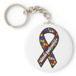 Autism Awareness Ribbon Key Chain