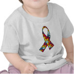 Autism Awareness Ribbon Merchandise T-shirts